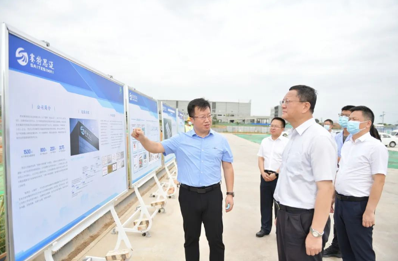 西安市委常委、經(jīng)開區(qū)黨工委書記康軍一行蒞臨公司調(diào)研考察
